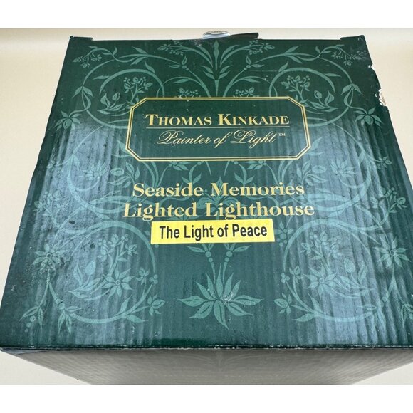 Thomas Kinkade Seaside Memories Lighted Lighthouse The Light Of Peace - Picture 3 of 16
